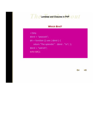 The Truth about Lambdas and Closures in PHP