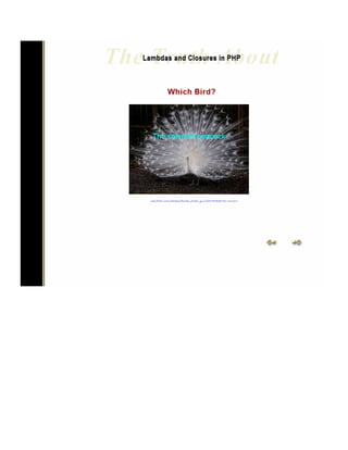 The Truth about Lambdas and Closures in PHP