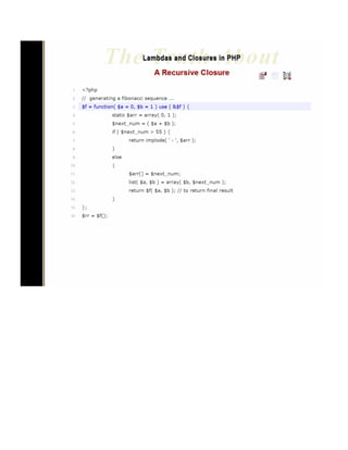 The Truth about Lambdas and Closures in PHP