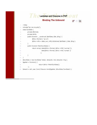 The Truth about Lambdas and Closures in PHP