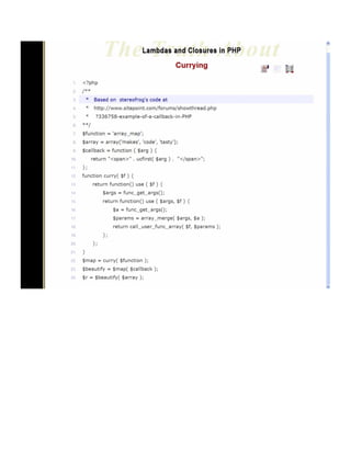 The Truth about Lambdas and Closures in PHP