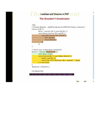 The Truth about Lambdas and Closures in PHP