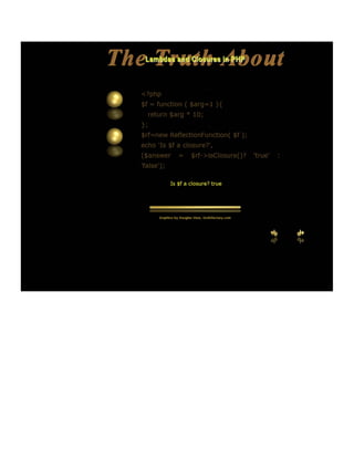 The Truth about Lambdas and Closures in PHP