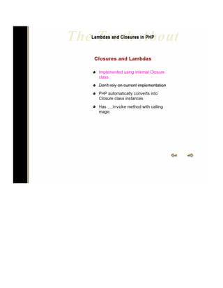 The Truth about Lambdas and Closures in PHP