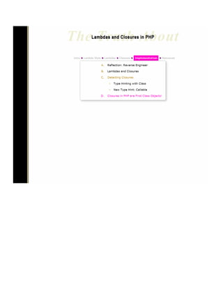 The Truth about Lambdas and Closures in PHP