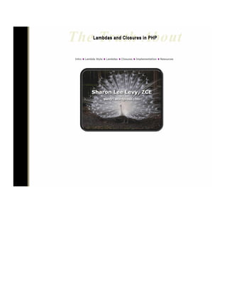 The Truth about Lambdas and Closures in PHP