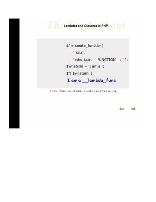 The Truth about Lambdas and Closures in PHP