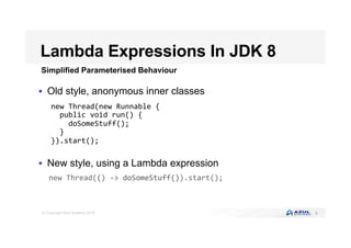 Lambdas-Streams--Beyond-the-Basics.pdf Understanding and use cases | PDF
