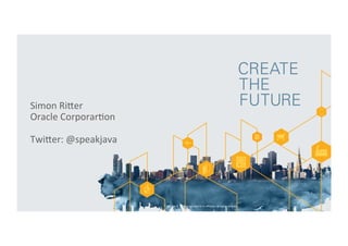 Simon 
Ri6er 
Oracle 
CorporarTon 
Twi6er: 
@speakjava 
Copyright 
© 
2014, 
Oracle 
and/or 
its 
affiliates. 
All 
rights 
reserved. 
