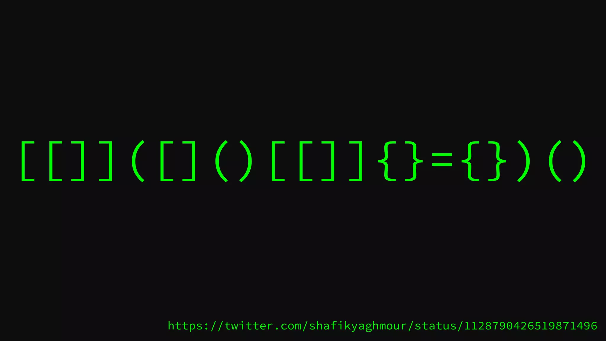 f → λ x· y x
variable
abstraction
application
 