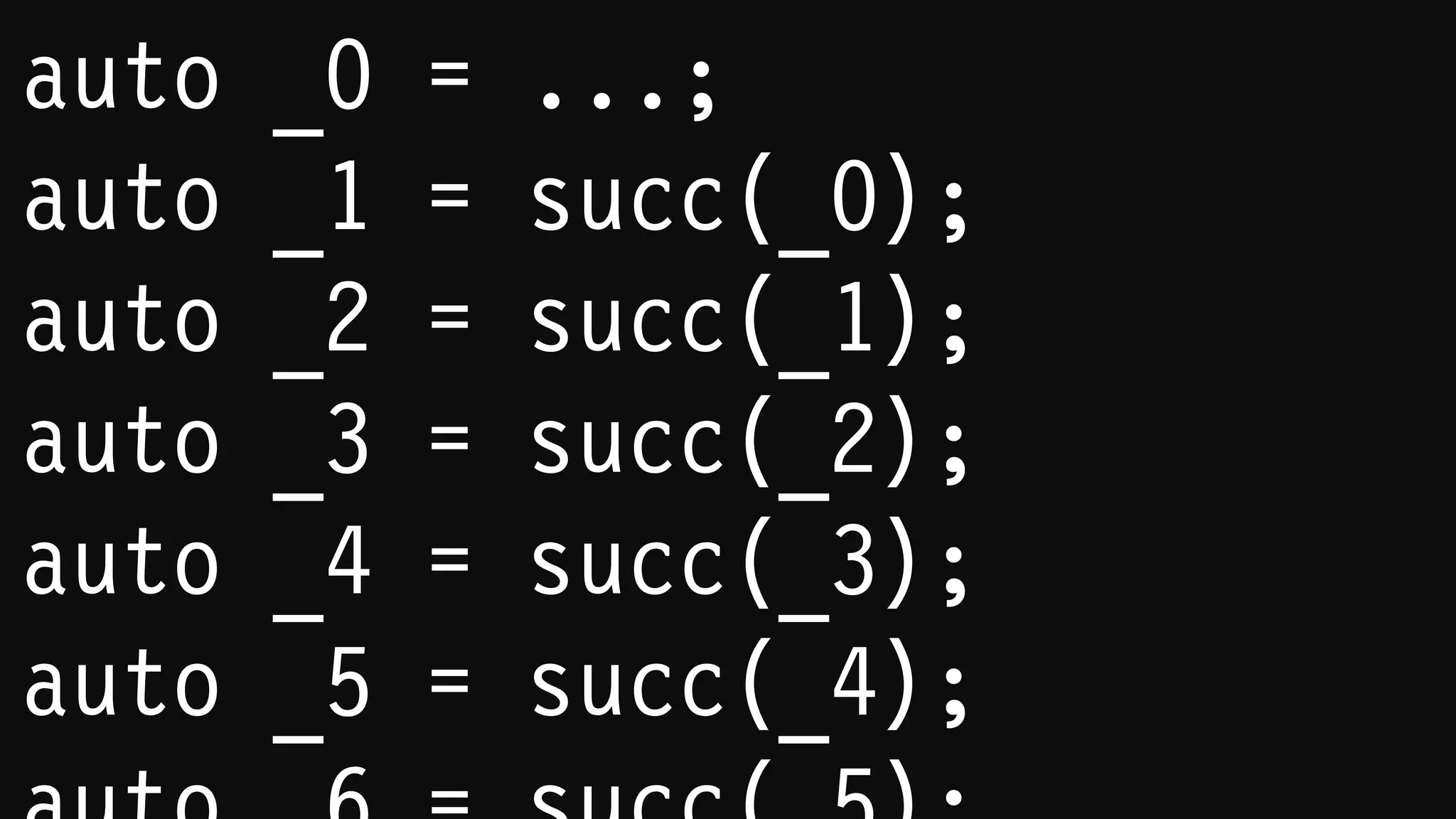 auto plus_1 = [](auto n)
{
return n + 1;
};
 