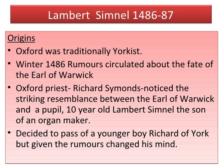 Lambert Simnel