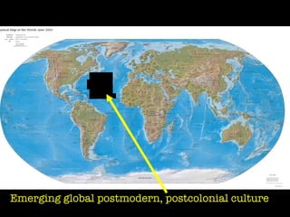 Emerging global postmodern, postcolonial culture 