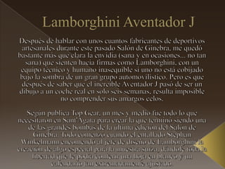 Lamborghini aventador