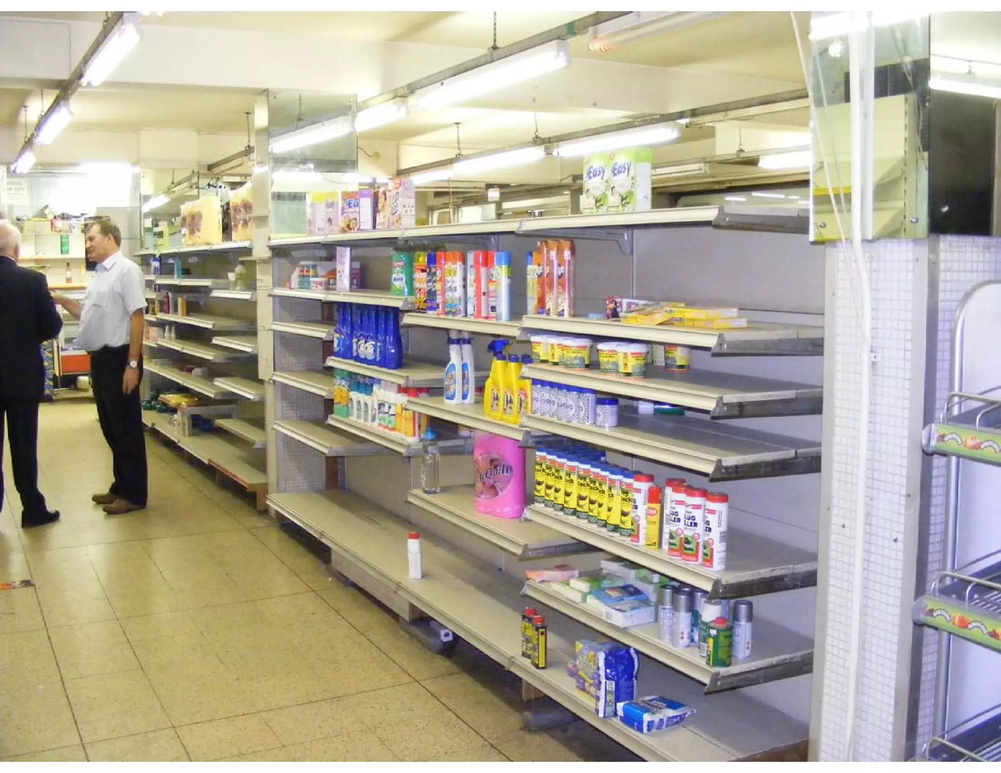 Images of empty supermarket - 5 11 09