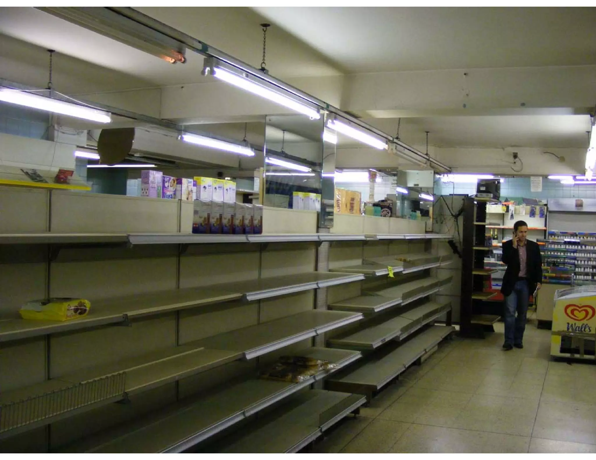 Images of empty supermarket - 5 11 09