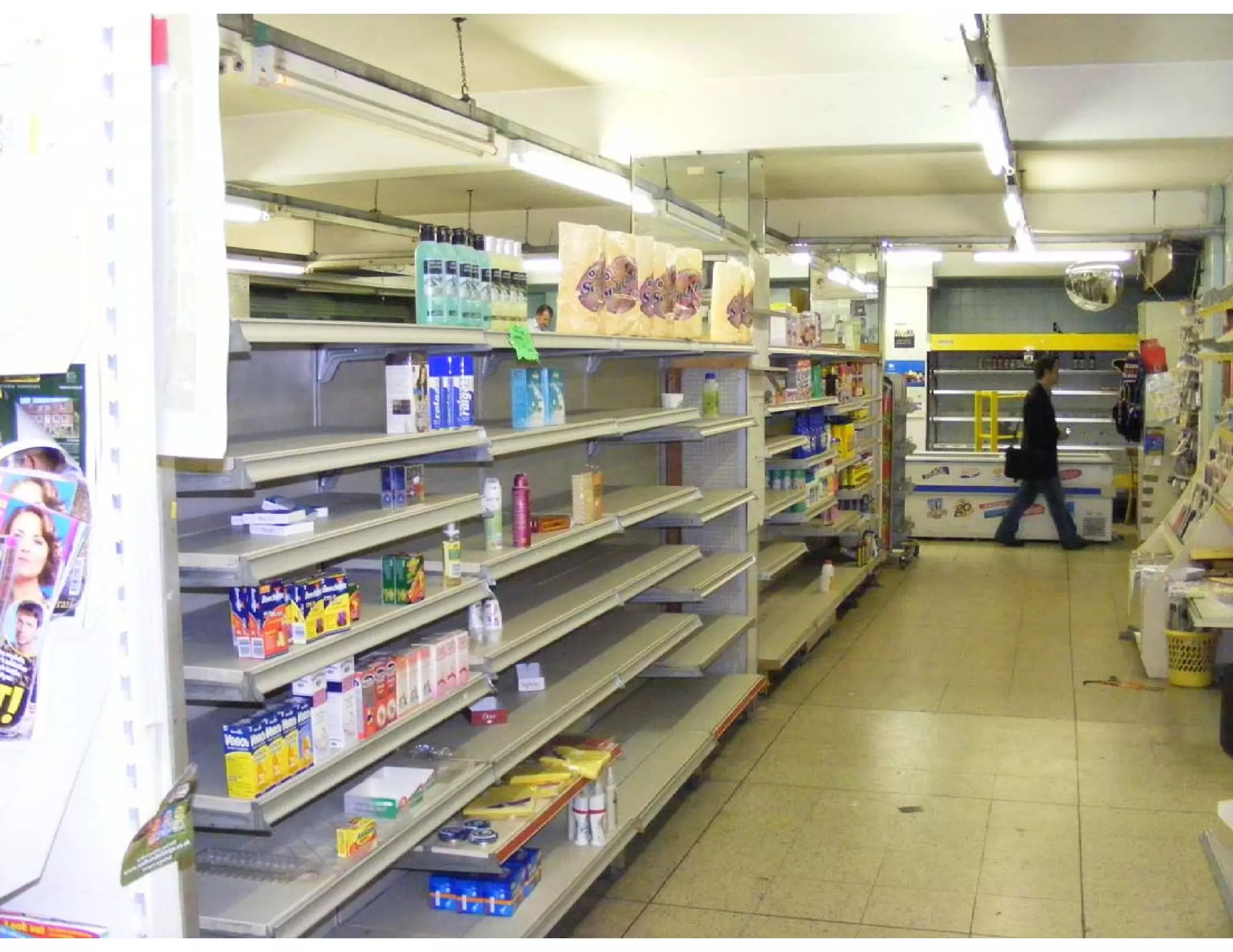 Images of empty supermarket - 5 11 09