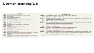 8. Domain grounding(2/3)
 