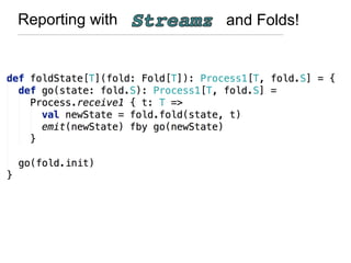 Reporting with and Folds!
 