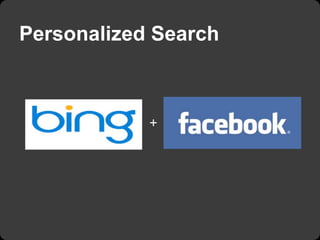Personalized Search



            +
 
