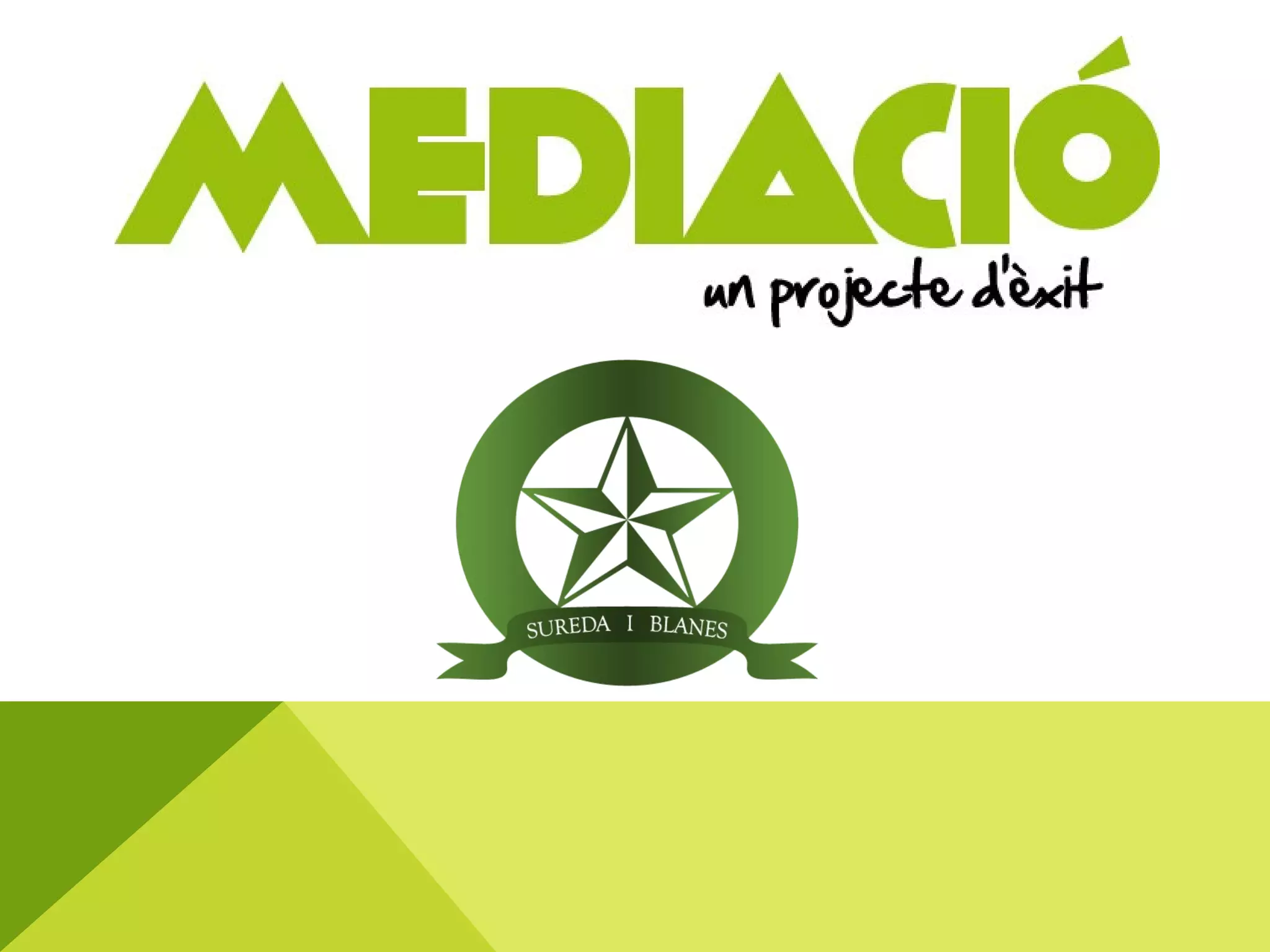 La mediació (anglès) sureda i blanes