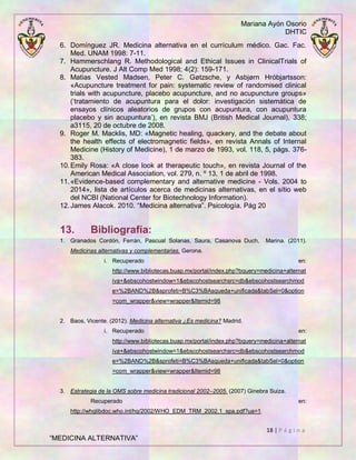 La medicina alternativa | PDF