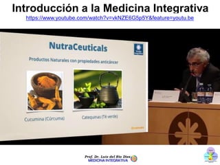 Introducción a la Medicina Integrativa
https://www.youtube.com/watch?v=vkNZE6G5p5Y&feature=youtu.be
 