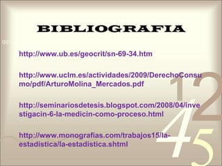  Preparar las mediciones obtenidas para que puedan analizarse correctamente (a esta actividad se le llama codificación de datos). CONCLUCIONES  Recolectar los datos implica seleccionar un instrumento de medición disponible o desarrollar uno propio, aplicar el instrumento de medición y preparar las mediciones obtenidas para que puedan analizarse correctamente.  Medir es el proceso de vincular conceptos abstractos con indicadores empíricos, mediante clasificación y/o cuantificación. Un instrumento de medición debe cubrir dos requisitos: confiabilidad y validez.  Los factores que principalmente pueden afectar la validez son: improvisación, utilizar instrumentos desarrollados en el extranjero y que no han sido validados a nuestro contexto, poca o nula empatía, factores de aplicación.  No hay medición perfecta, pero el error de medición debe reducirse a límites tolerables.