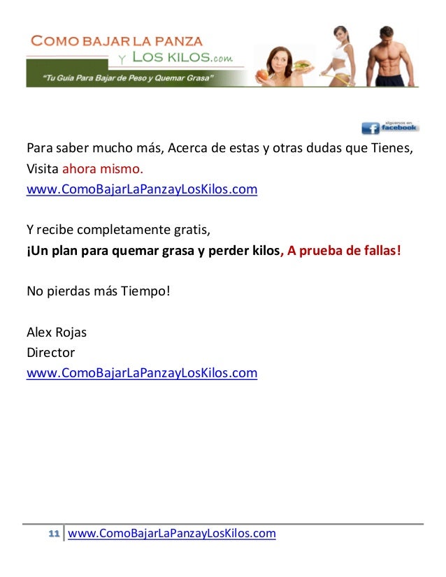 Lo mas recomendado para bajar de peso