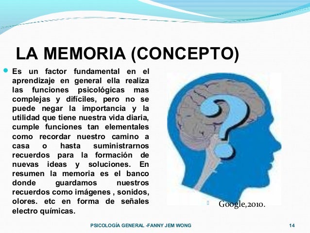 La memoria