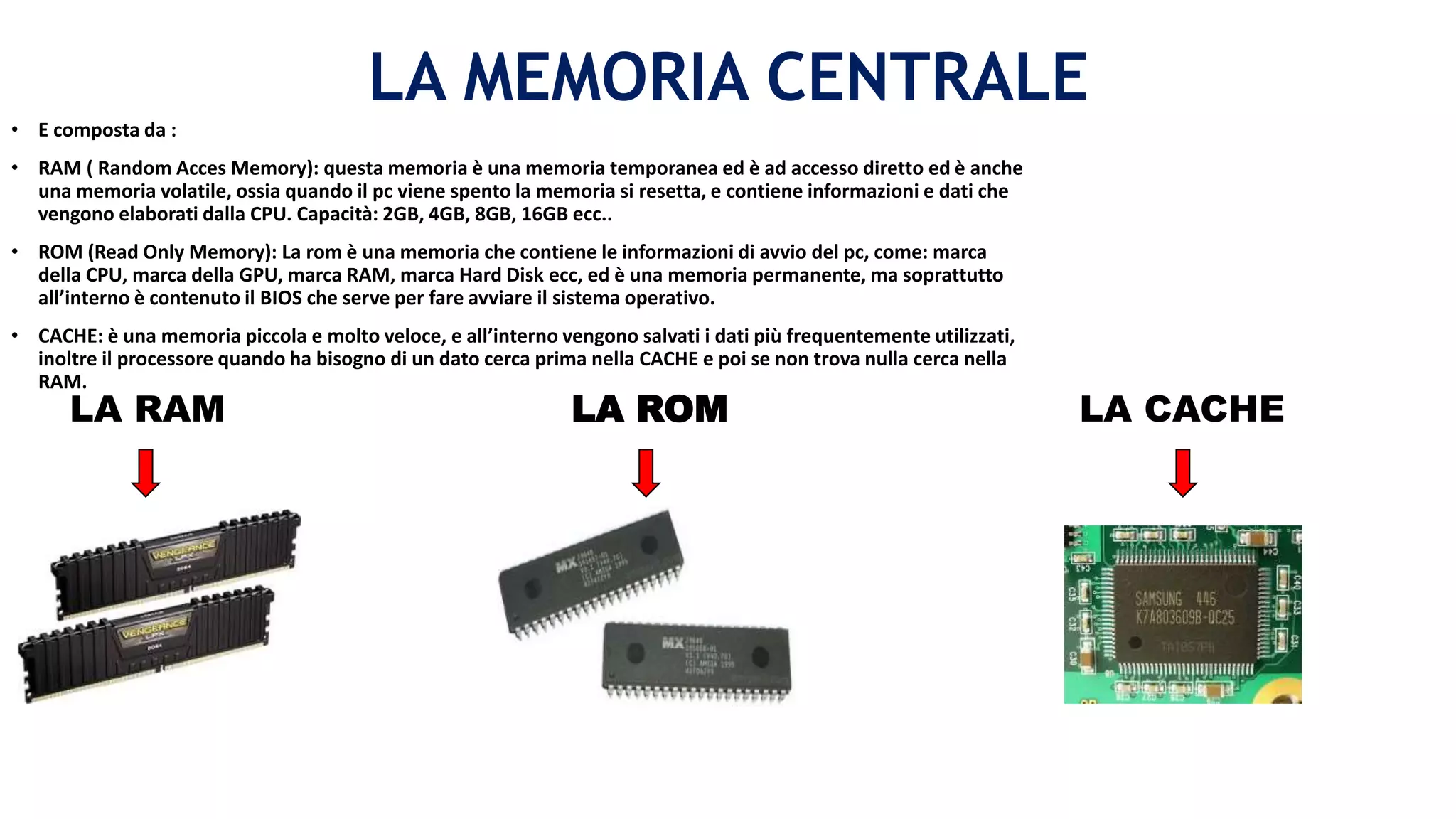 la memoria di massa ed il processore informatica 1E..pptx