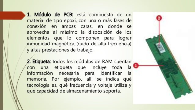 La memoria ram