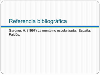 11Click to add TitleNARRATIVO22Click to add TitleLÓGICO CUANTITATIVO13Click to add TitleFUNDACIONAL24Click to add TitleESTÉTICO15Click to add TitleEXPERIMENTALEDUCAR PARA LA COMPRENSIÓN5 PUNTOS DE ACCESO