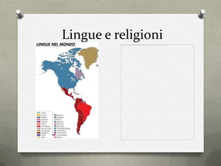Lingue e religioni
 