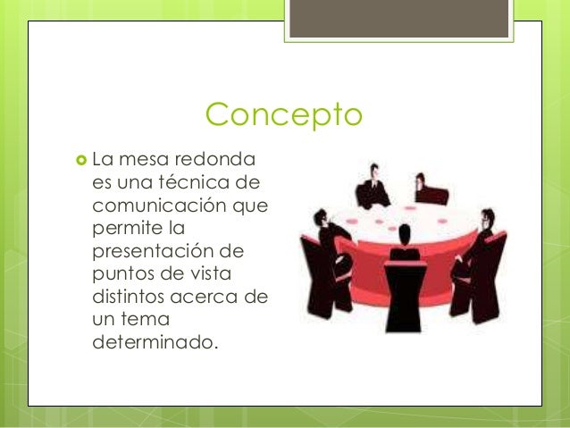 La mesa redonda copia