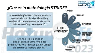 Stride Method Risk Analysis La metodología STRIDE enfocada a la Ciberseguridad.pptx