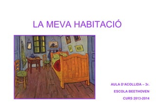 LA MEVA HABITACIÓ
AULA D’ACOLLIDA – 3r.
ESCOLA BEETHOVEN
CURS 2013-2014
 