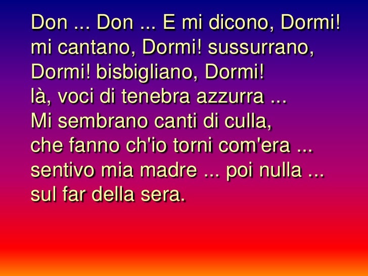 La Madre Poesia Di Pascoli - ivorosas