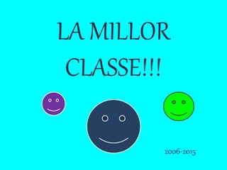 LA MILLOR
CLASSE!!!
2006-2015
 