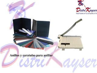 Anillos y caratulas para anillar 