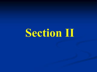 Section II
 