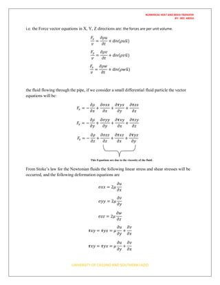 Laminar flow over a backward | PDF