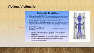 Víctima. Victimario.
 