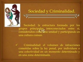 Laminas de Criminologia. Curso de Informatica.