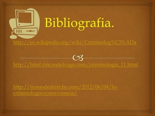 Laminas de Criminologia. Curso de Informatica.