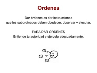 DelegarDelegar es dar a otra persona la autoridad y recursos para realizar algo, sin perder la responsabilidad última.PARA DELEGARConoce a los colaboradores y da responsabilidades.