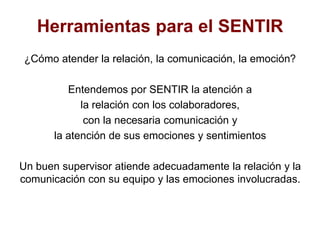 SENTIRRelación / Comunicación / Emoción