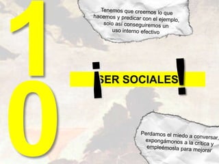 SER SOCIALES
 