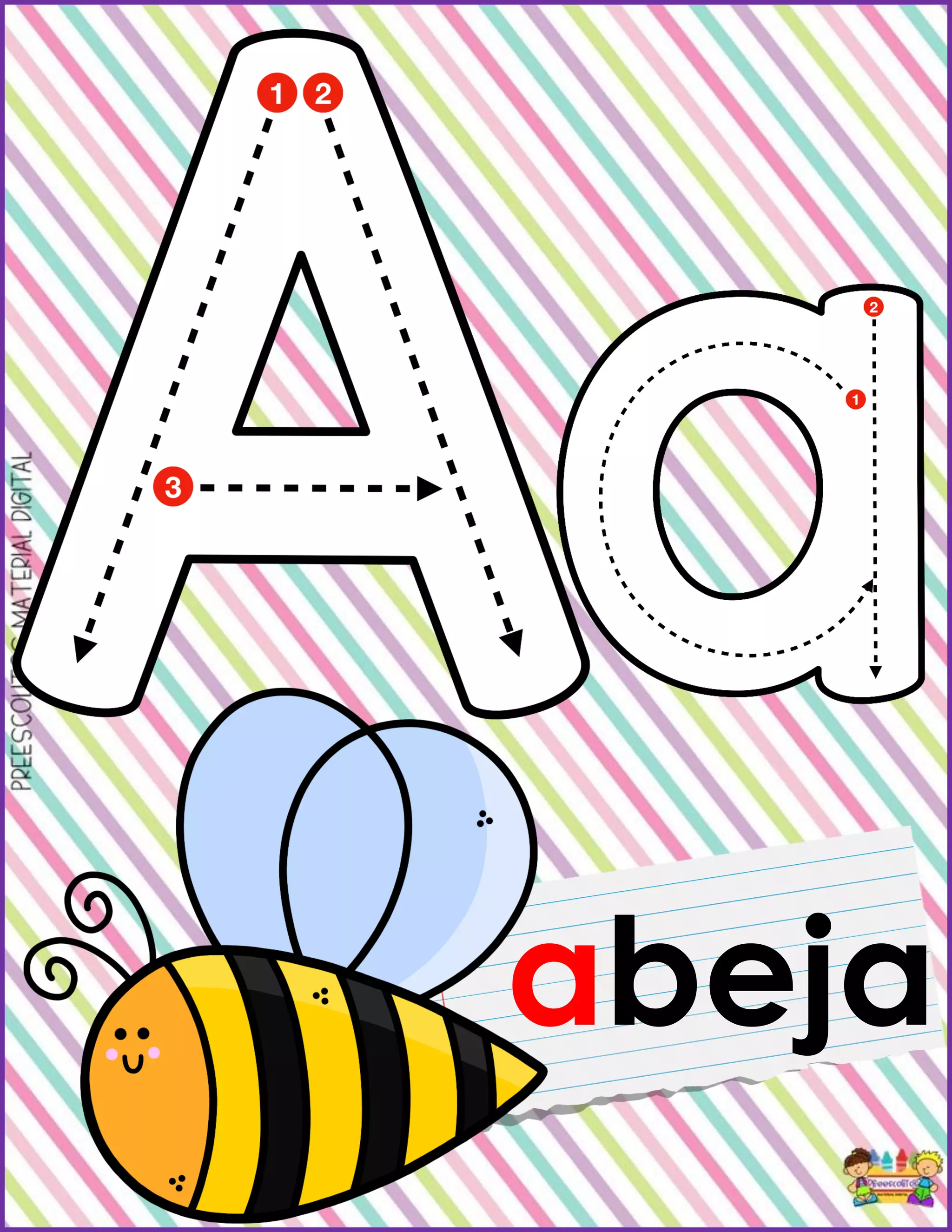 Descargar El Archivo En Pdf Super Lminas Para Trabajar Las Vocales