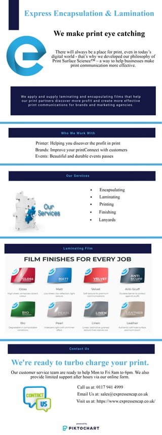 Laminating Film Services UK
